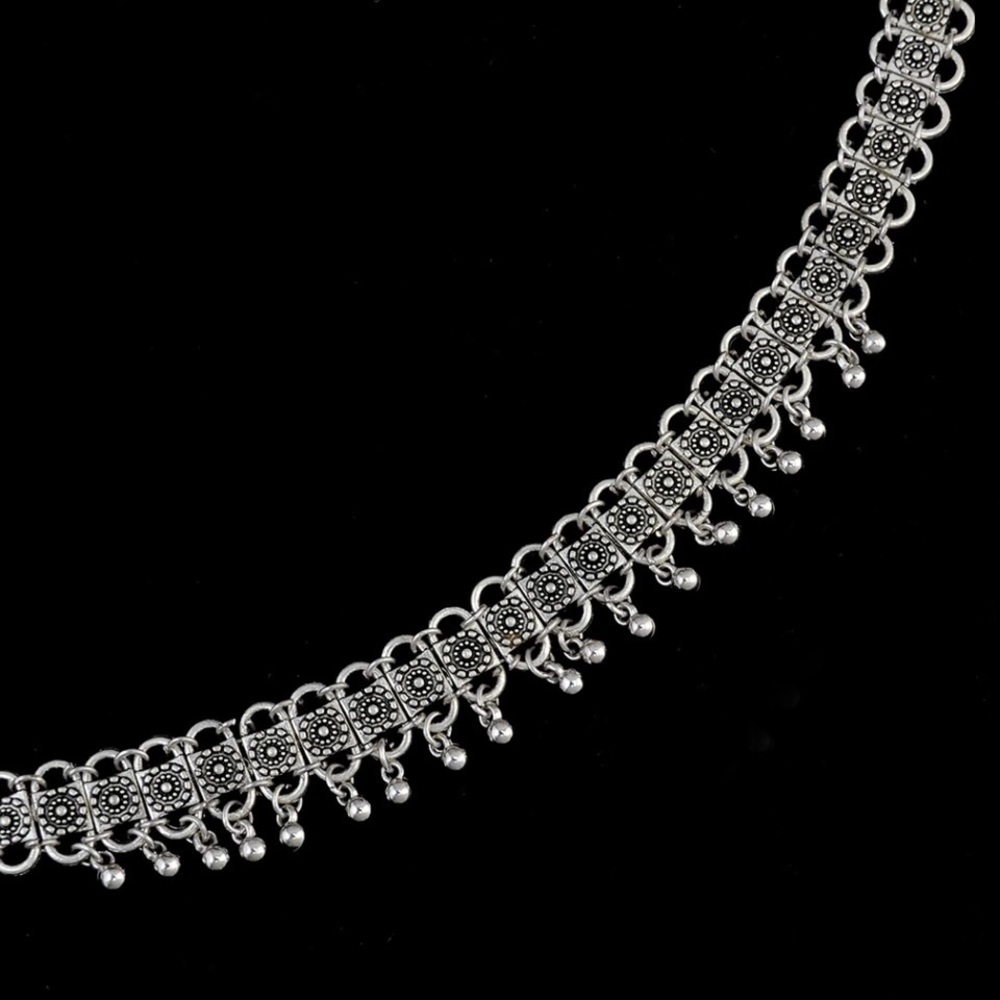 Silver Bohemian Gypsy Bell Necklace - Picture 4 of 4